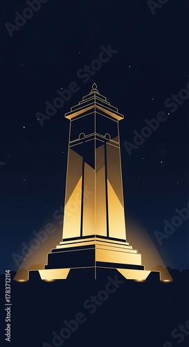 Monumental Beacon - A Towering Symbol of Hope and Remembrance.