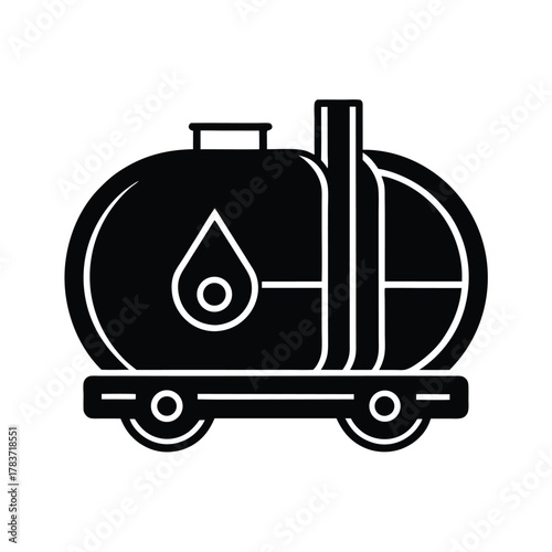 Futuristic Fuel Tank Icon