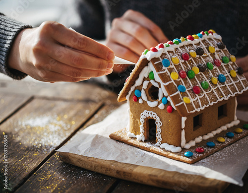 Decorating a Festive Gingerbread House Creative Holiday Crafting and Culinary Delights