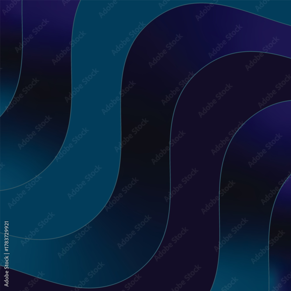 Fototapeta premium Blue and Black Dynamic Blue Abstract Background for Presentations 4K