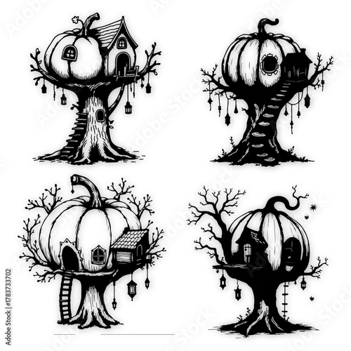 black and white vector design