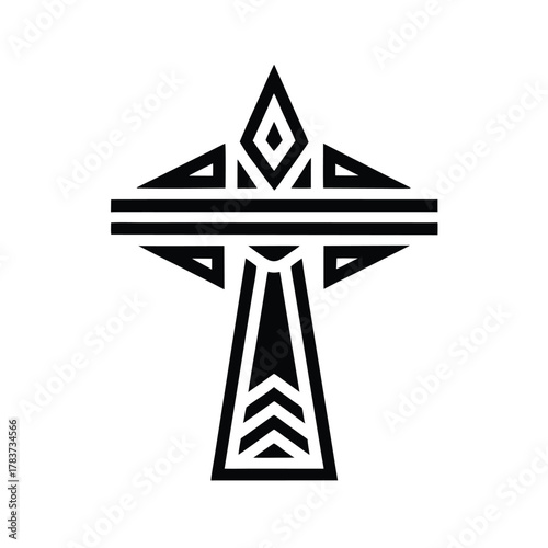 Gobekli Tepe Abstract Totem Symbol