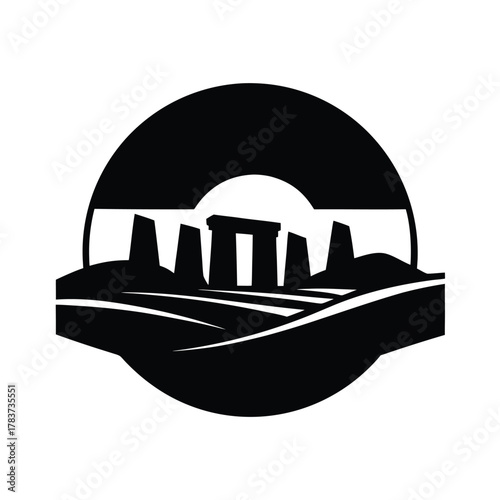 Gobekli Tepe Ruins Against Desert Sunrise