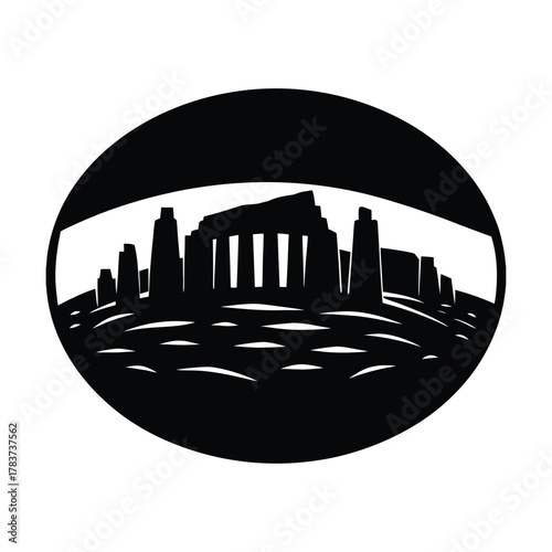 Gobekli Tepe Ruins Wide View Artwork