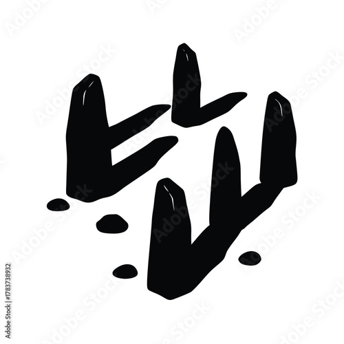 Gobekli Tepe Stones Casting Long Shadows