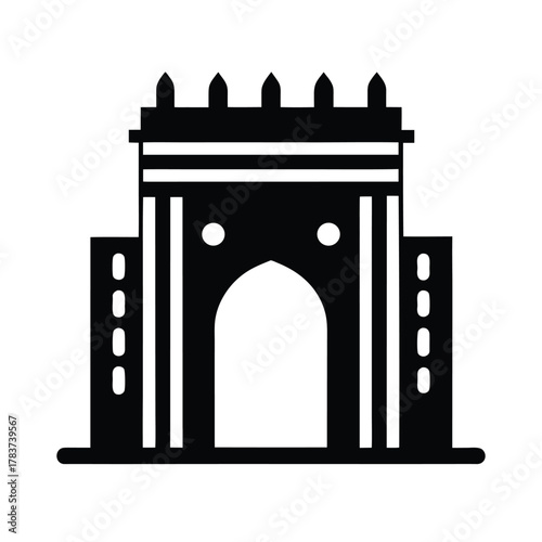 Gaza Ancient Gate Icon Artwork