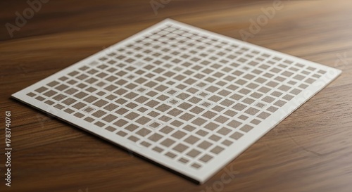 Geometric Pattern Grid Template for Crafting and Design Projects