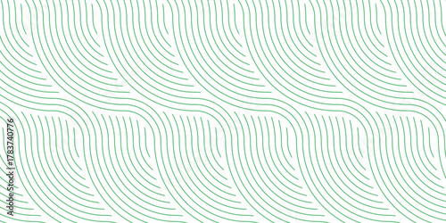 farm green banner, organic abstract background with fields. wavy green lines, natural organic products. ecology background. striped farmer green Pattern