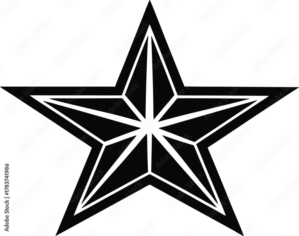 Obraz premium Star Vector Icon