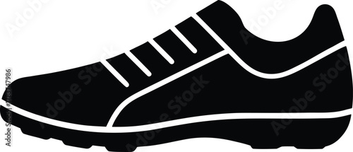 Sporty Footwear Vector Icon
