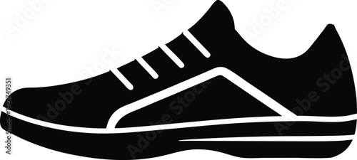 Cushion Running Shoe Vector Icon