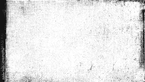 Set of grunge overlay textures with rough canvas pattern and worn scratches for old distressed background design  