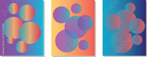 Dreamy Multicolored Fantasy Bubble Pack – Transparent Iridescent Gradient Soap Bubbles with Magical Glow for Surreal, Cute, and Imaginative Design Creations