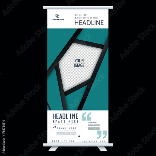 ProDisplay Roll-Up Banner Vector Design