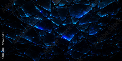 Dark blue abstract background texture with cold smoke light and digital wave pattern