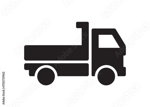 Truck icon, Truck solid vector