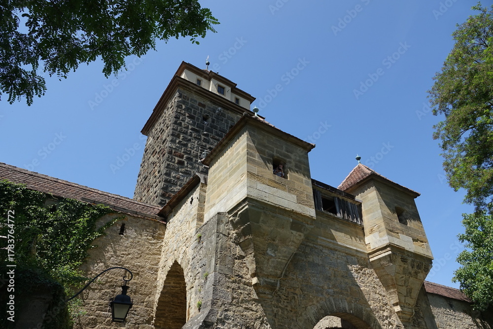 Fototapeta premium Galgentor in Rothenburg ob der Tauber