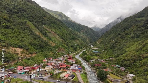 Serene Village By The River In Ecuadorian Amazon