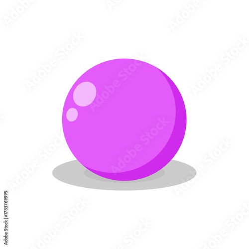 Gum balls. Sweet colorful candies cartoon icon isolated on white background
