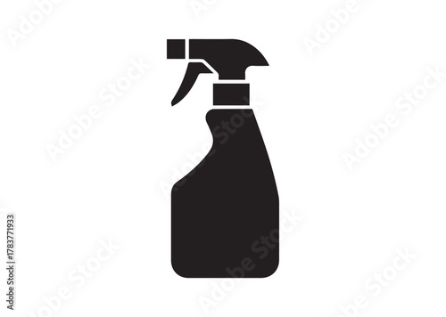 Spray bottle icon, Spray bottle solid vector