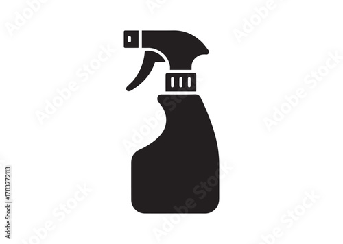 Spray bottle icon, Spray bottle solid vector