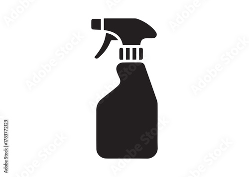 Spray bottle icon, Spray bottle solid vector