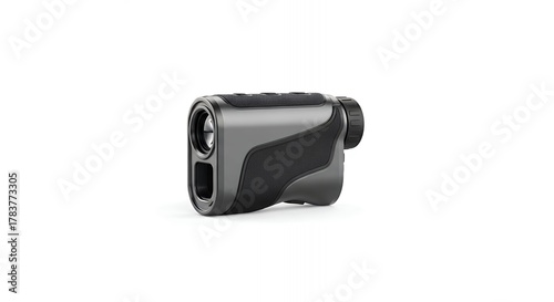 Golf range finder image. Golf rangefinder laser image