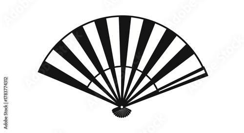 fan on a white background