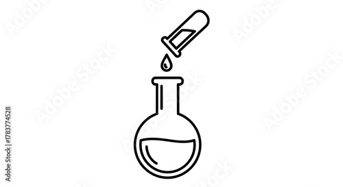 vector illustration of a syringe