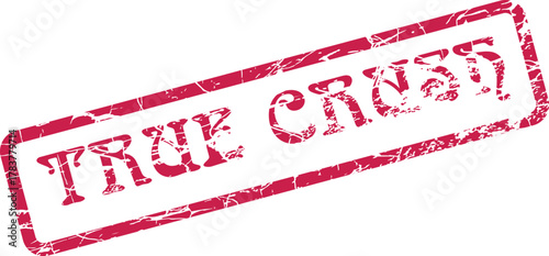 Authentic True Cross Stamp Symbolizing Genuine Faith and Deep Religious Convictions