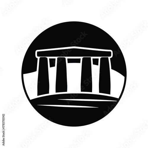 Gobekli Tepe Ruins Icon Flat Art Vector