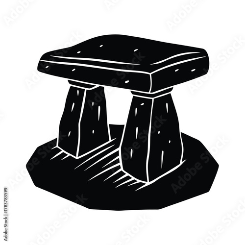 Gobekli Tepe Sandstone Relic Illustration Artwork