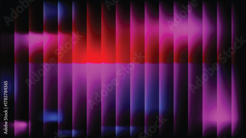 Vibrant abstract vertical stripes with a smooth color gradient transitioning from rich magenta and deep purple tones to striking electric blue hues, creating a modern digital backdrop.