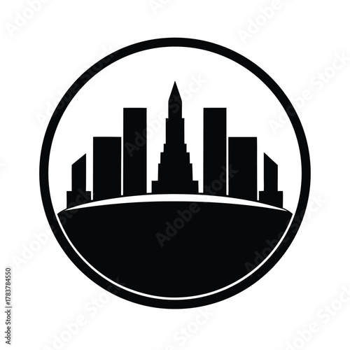 Gobekli Tepe Skyline Symbol Vector Illustration