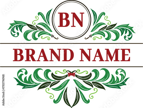 Luxury Gold Single Letter Monogram Logo