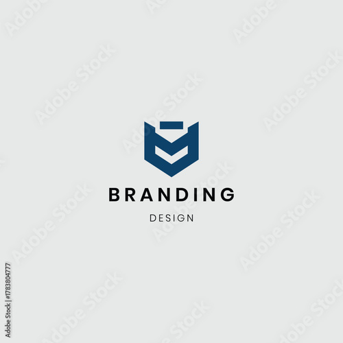 Free Download Brand logo letter v logotype vector - GFXLoad