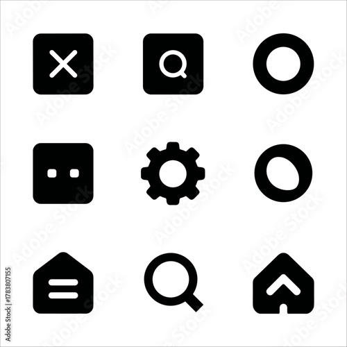 Black downward pointing triangle