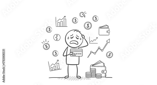 Financial Stress A Visual Depiction of Overwhelm