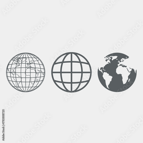 earth globe icon