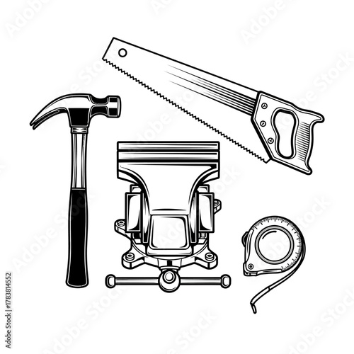 Essential Tools for Carpentry and Construction Projects.