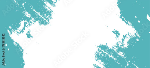 Abstract Grunge Brush Texture Background in Blue and White