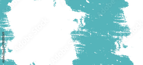 Abstract Grunge Brush Texture Background in Blue and White