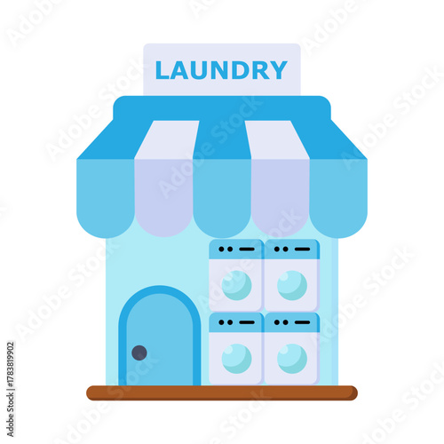 Laundry Shop Icon