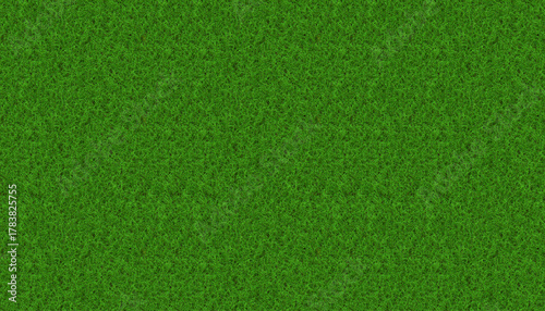 Vibrant Green Textured Grass Field Seamless Background - Natural Outdoor Environment