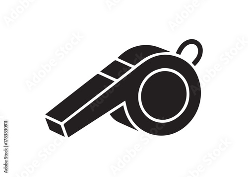 Whistle icon,Whistle solid vector