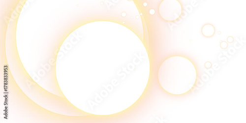 Shiny, bright golden egg vector illustration in a circle with glowing bokeh and sun light pattern backdrop