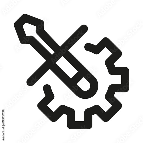 Professional Setup Support icon representing service tools, technical assistance, and maintenance tasks