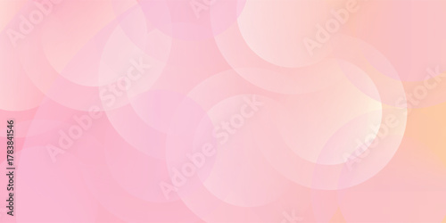 abstract background.modern.minimalist.pink and yellow gradations.circle effect.memphis.trendy .eps 10