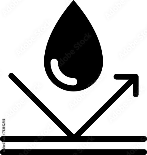 Waterproof icons. Water Proof sign collection. Water resistant symbol. Water protection icon with shield. Vector, PNG, jpeg. Keep dry. Open umbrella with water droplets icons set Water drop protection