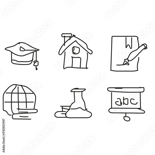 HAND DROWN EDUCATION ICON
HAND DROWN ICON 